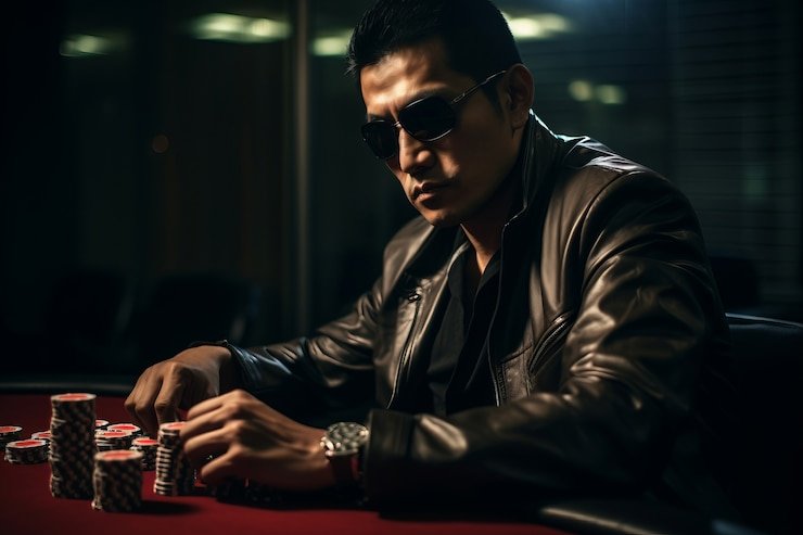 Pengguna dewasa membaca blackjack mobile